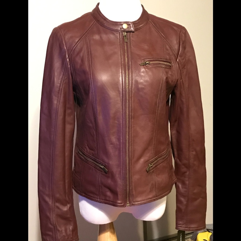 Lack Rivet size M OXBLOOD Genuine Leather